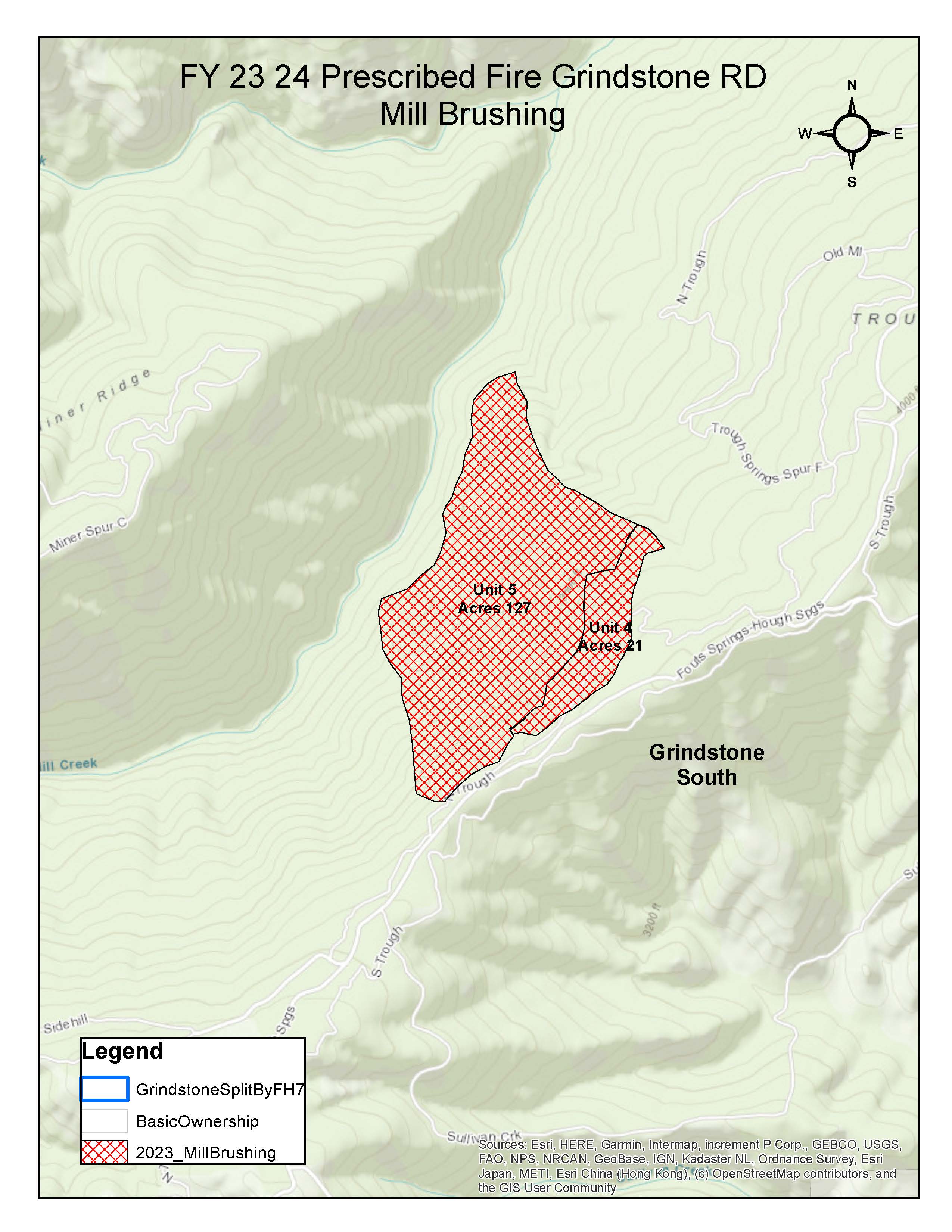 Camnf Mendocino Nf Fall 2023Spring 2024 Rx Fire Projects Incident Maps